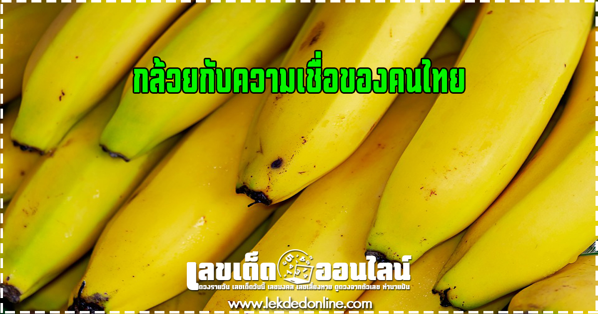 กล้วยกับความเชื่อของคนไทย วัฒนธรรมเกี่ยวกับกล้วย !!