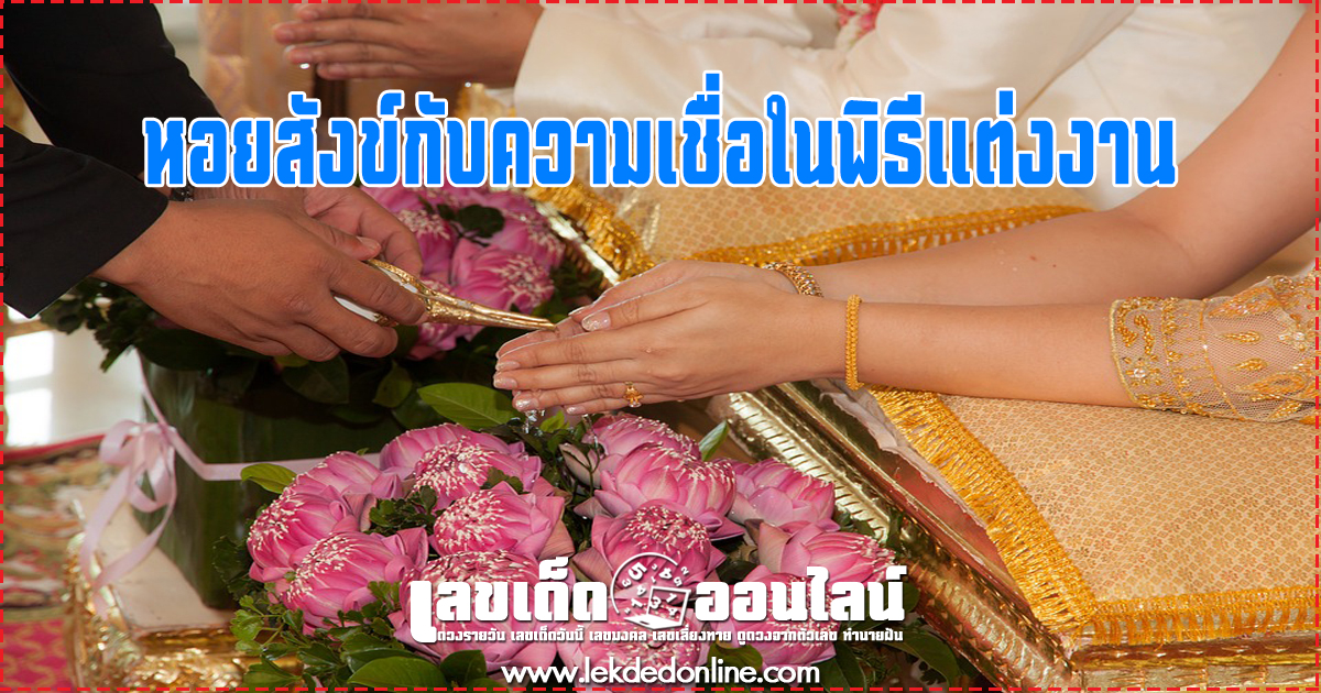 หอยสังข์กับความเชื่อในพิธีการแต่งงานของคนไทย