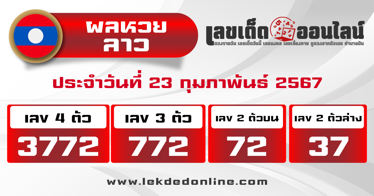 ผลหวยลาว "Laos-lottery-results "