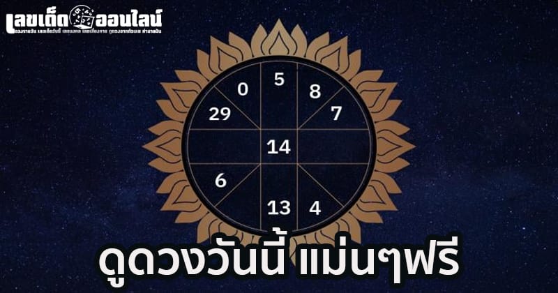 ดูดวงวันนี้ โชค ลาภ-"Today's horoscope, luck, fortune"