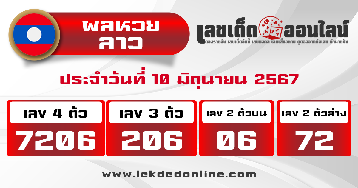 ผลหวยลาว "laos-lottery-results"