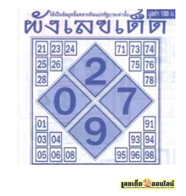 ผังเลขเด็ด 1 11 67-"Lucky number chart 1 11 67"