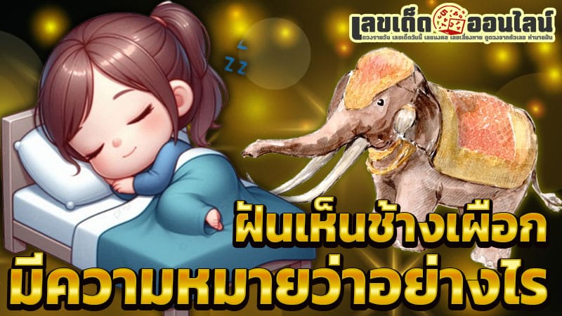 ฝันเห็นช้างเผือก -"Dream of seeing a white elephant"