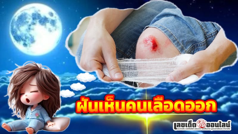 ฝันเห็นคนเลือดออก-"Dream of seeing someone bleeding"