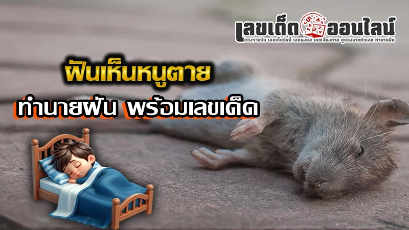 ฝันเห็นหนูเลขอะไร - "What number did you dream about seeing a mouse?"