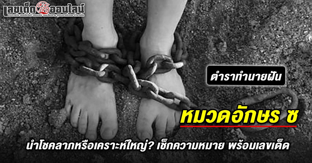 ใครเคยทำนายฝัน หมวดอักษร ซ  ฟังทางนี้! ทำนายฝัน พร้อมเลขเด็ดเสี่ยงโชค