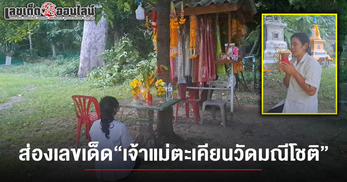 คอหวยห้ามพลาด! ส่อง เลขเจ้าแม่ตะเคียนวัดมณีโชติ 1/8/68 และได้เลขกลับไปลุ้นโชคใหญ่งวดที่จะถึงนี้...